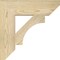 Ekena Millwork Westlake Slat Rough Sawn Bracket, Douglas Fir, 4"W x 16"D x 16"H BKT04X16X16WTL06RDF - alternate 3